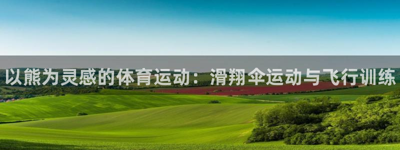 678体育：以熊为灵感的体育运动：滑翔伞运动与飞行训练
